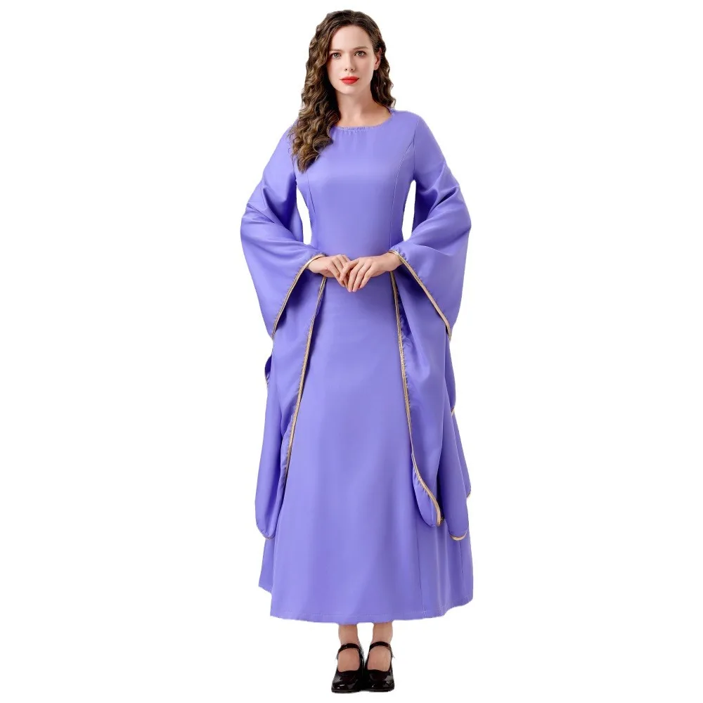 Loween nova rainha branca de neve traje eup bola role-plang conjunto fada t s cosplay traje tradicional feminino