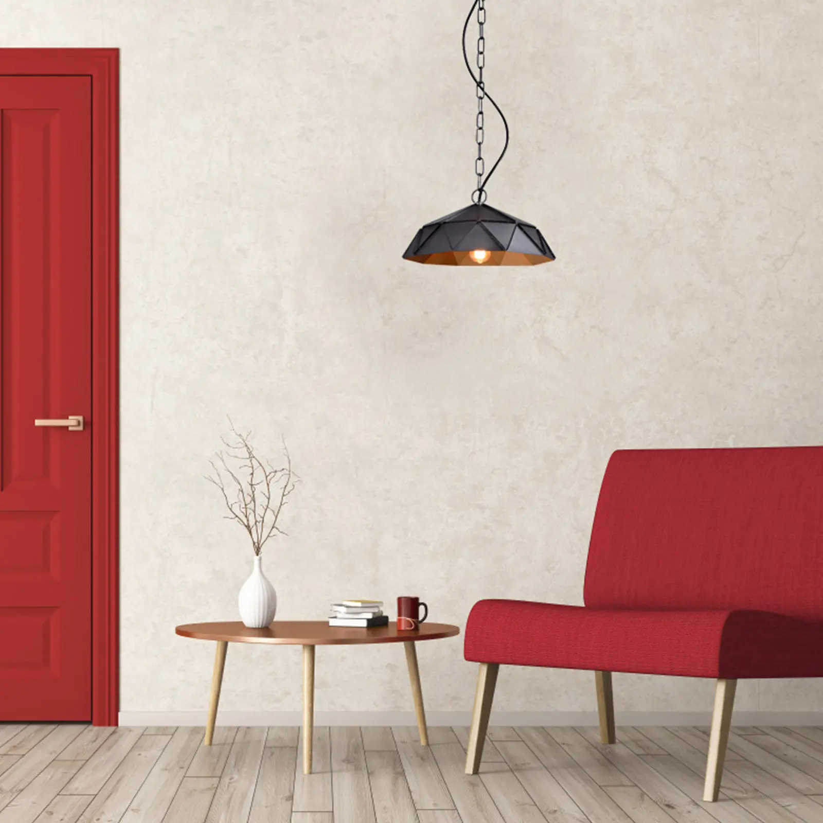 1Set Stylish Retro Ceiling Lamp Chain Kit Heavy Duty Hanging Light Decor for Hallway Restaurant Bar Living Room Cafe DIY Light