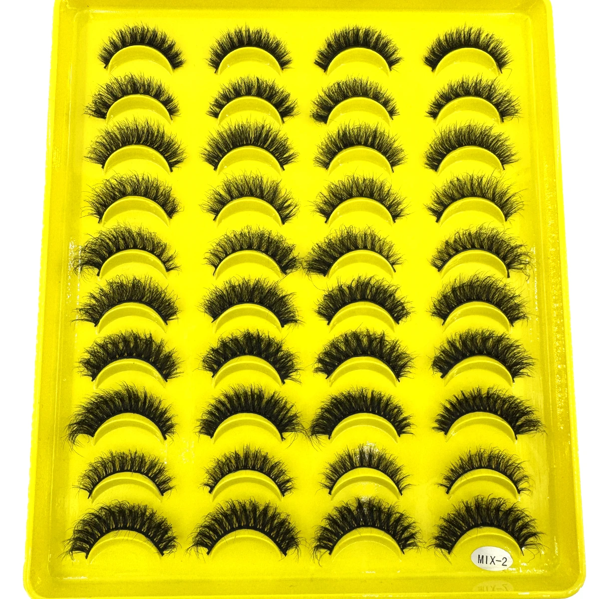 Neue 20 Paar Natürliche Lange Mix-Styles Nerz-Falsche Wimpern, Künstliche Wimpern, Make-up-Set, Nerz-Wimpernverlängerung, Kurze Wimpern – Detail 2