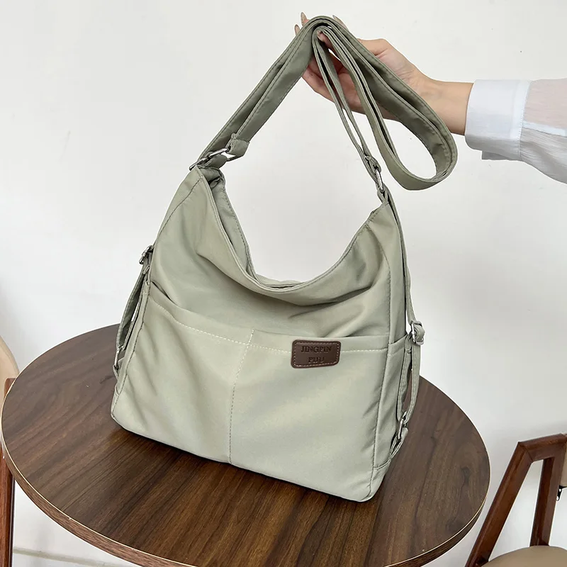 

Korean Sle Large Capaci Ox Cloth Double oulder Bag Single oulder Crossbody Commuter Bag for Women New Autumn Model