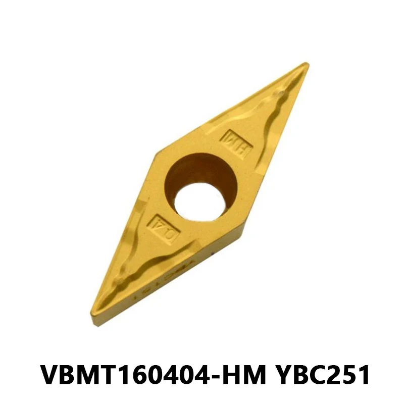 

Original Inserts VBMT VBMT160404 Metal Turning Tool CNC Carbide Lathe Cutting Machine VBMT160404-HM YBC251 for Steel Processing