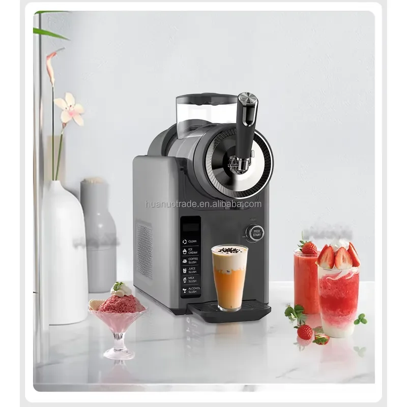 Best-selling High-quality Fast-service Automatic Household Ice Cream Machine Portable Upgraded Smoothie Ice Cream Machine