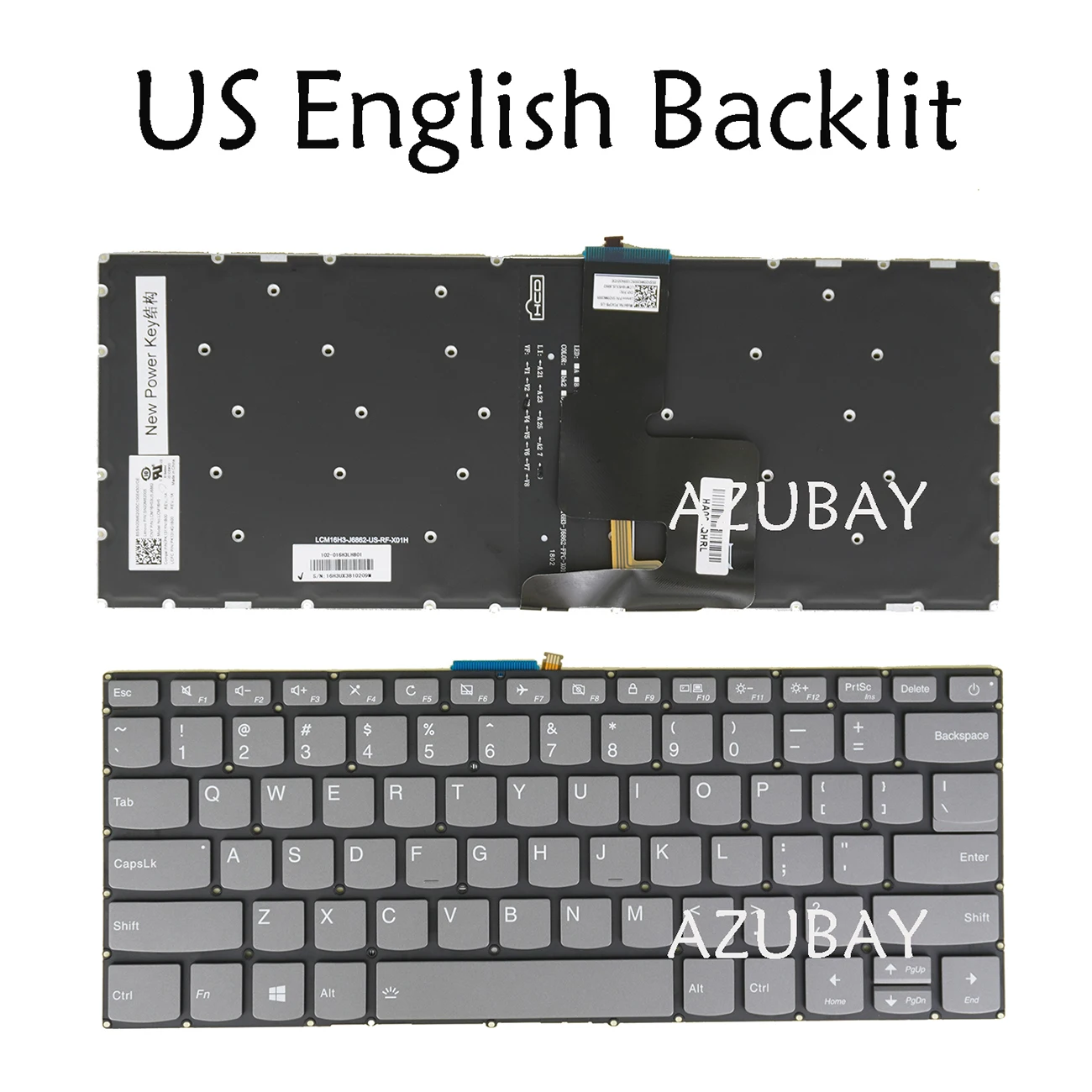 Backlit Laptop Keyboard For Lenovo Ideapad 320-14iap 320-14ast 320-14ikb 320H-14ikb 320L-14ikb 320R-14ikb 320E-14ikb US English