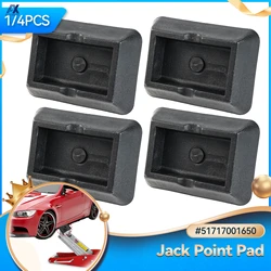 4pcs 51717001650 Under Car Jack Lift Jacking Point Support Pad Plug Block Cover for BMW 5series E39 7series E38 X5 E53 Auto