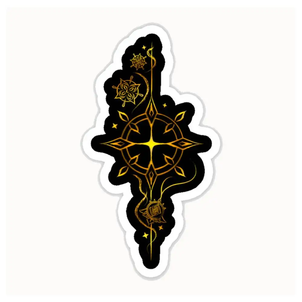 Albedo Genshin Impact Waterproof Stickers For Decorating Car Windows Motorcycles And Computers.