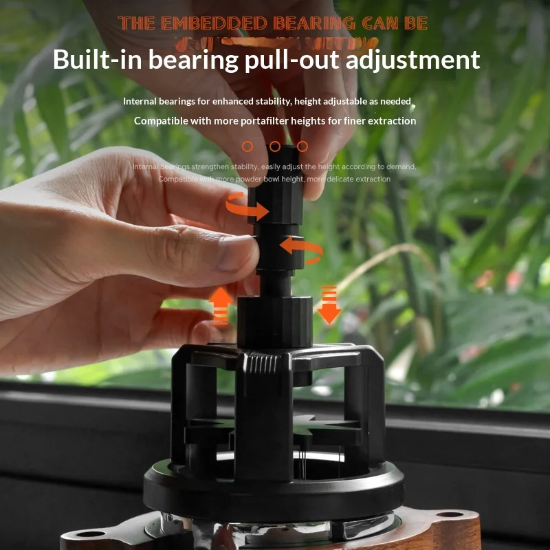 Coffee Rotating Magnetic Dispersed Powder Needle Adjustable Height Magnetic Fixation High-quality Professional Coffee Accessorie