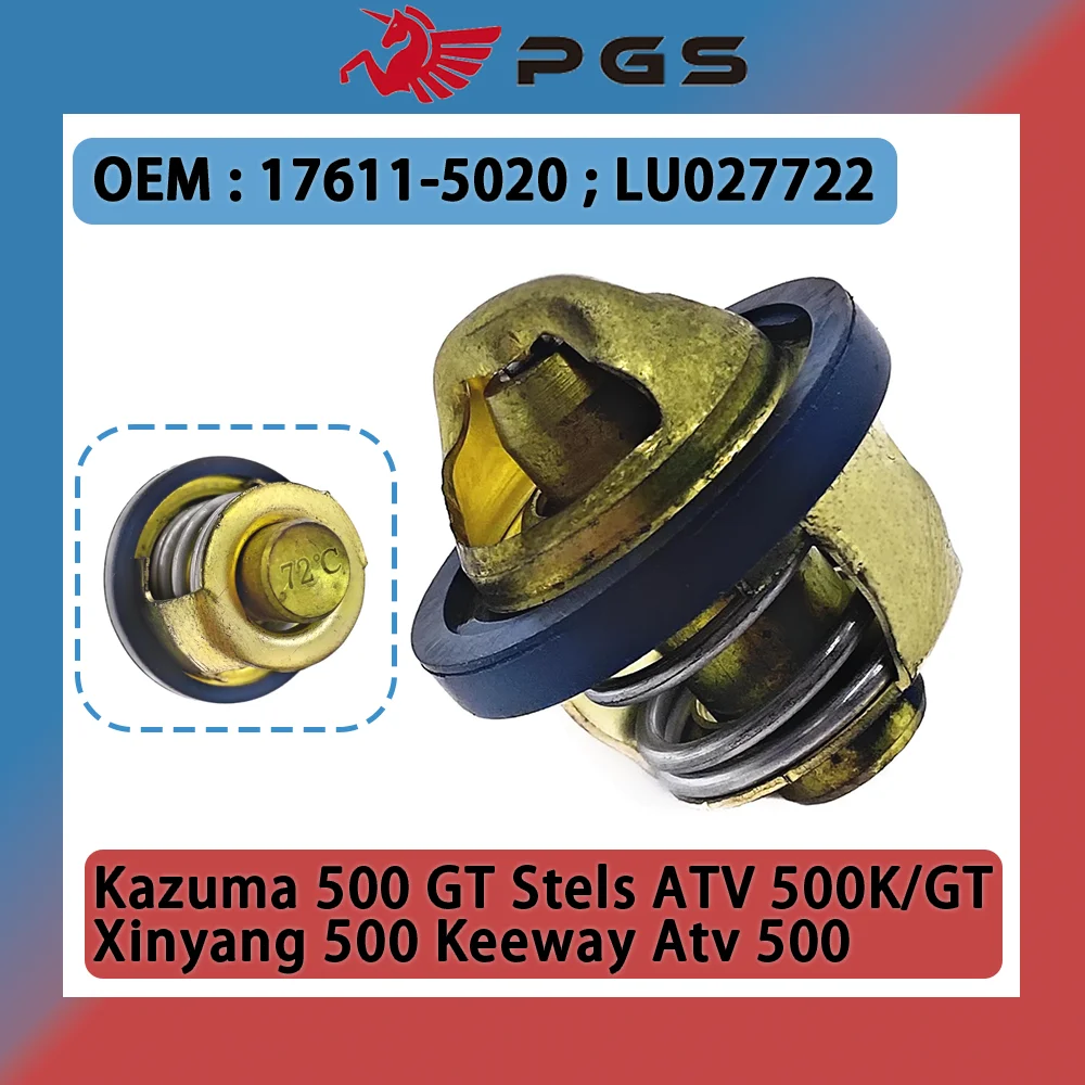 

Thermostat For Kazuma 500 GT Stels ATV 500K/GT 500X Xinyang 500 Keeway Atv 500 17611-5020 LU027722
