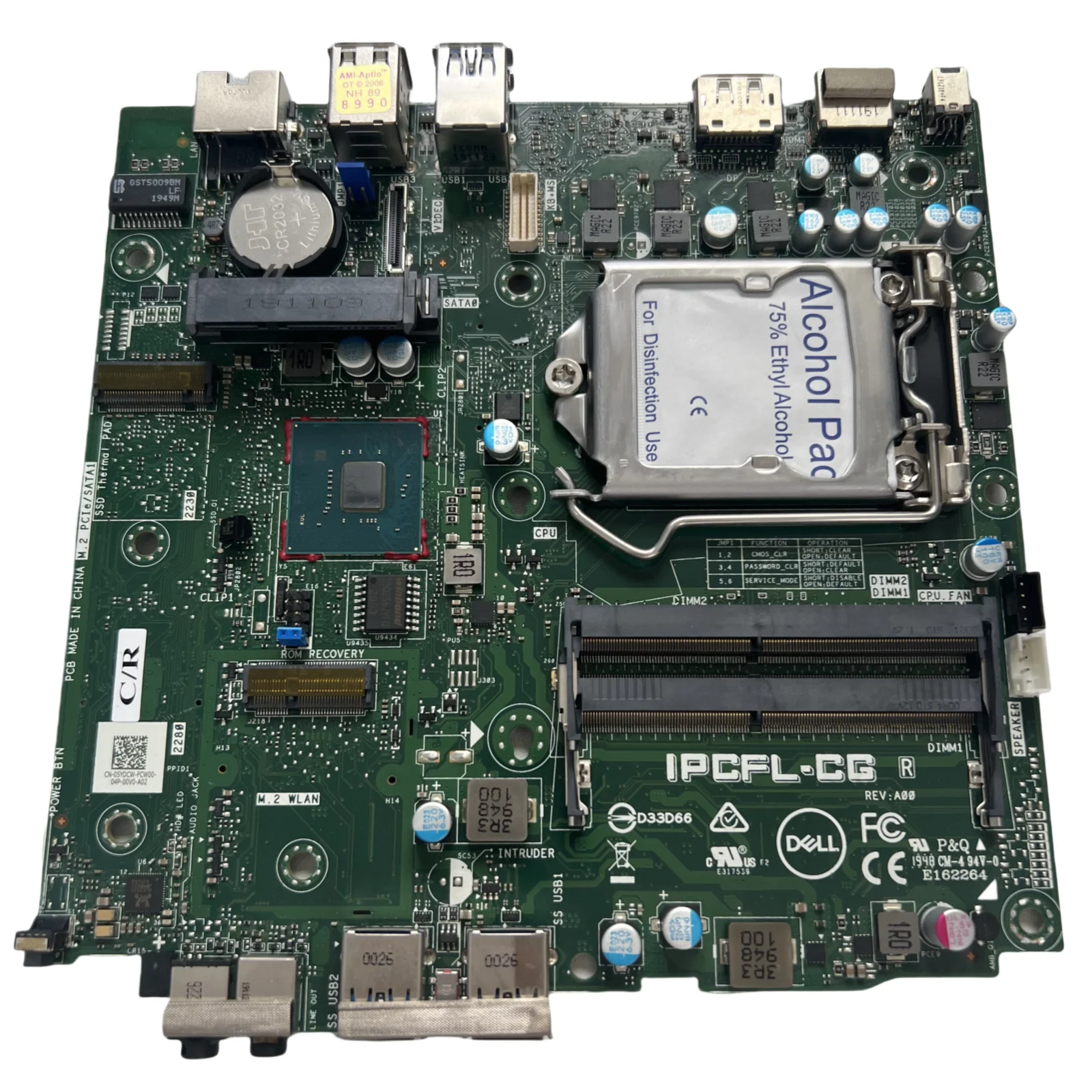 Original USED For Dell OptiPlex 3070 Micro Motherboard  5YDCW 05YDCW  IPCFL-CG R Mainboard LGA1151 DDR4 100%Tested Fast Ship