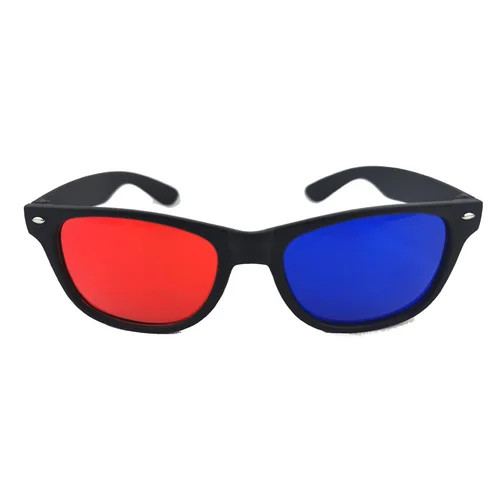 Imagen 2 del producto 1 Uds. Gafas profesionales con filtro verde y rojo, gafas azules y rojas, herramienta de prueba de función Visual para entrenamiento de ambliopía D03
