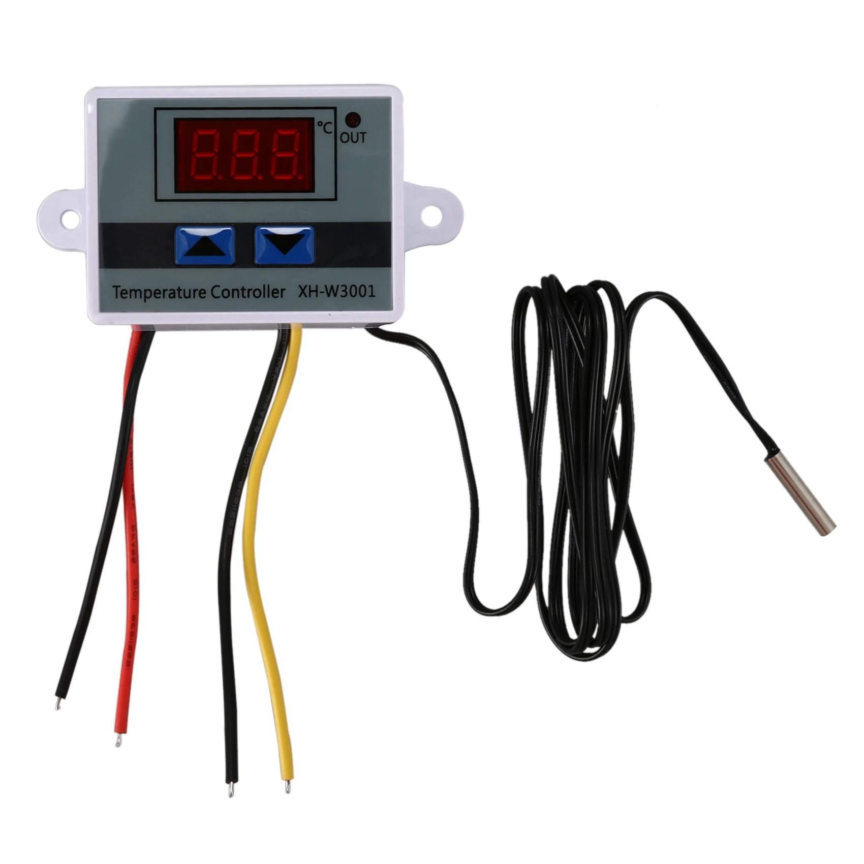 

ABKN-6Pcs 220 В 10 А цифровой светодиодный регулятор температуры термостат переключатель зонд