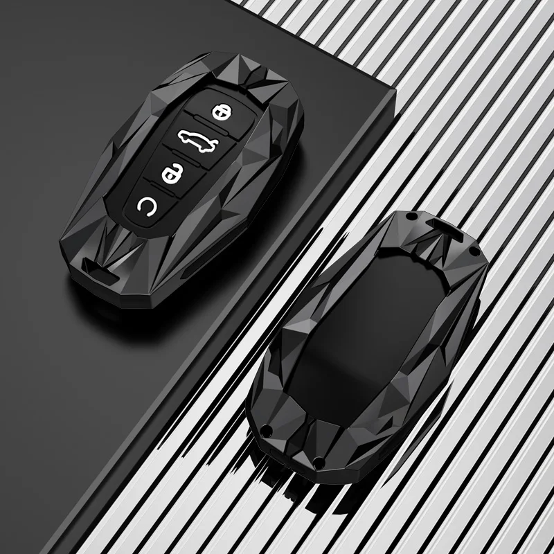 Car Key Cover Case for Geely Coolray X6 geometry c Emgrand Global kulrey Hawk GX7 okavango smart Remote Car Accessories