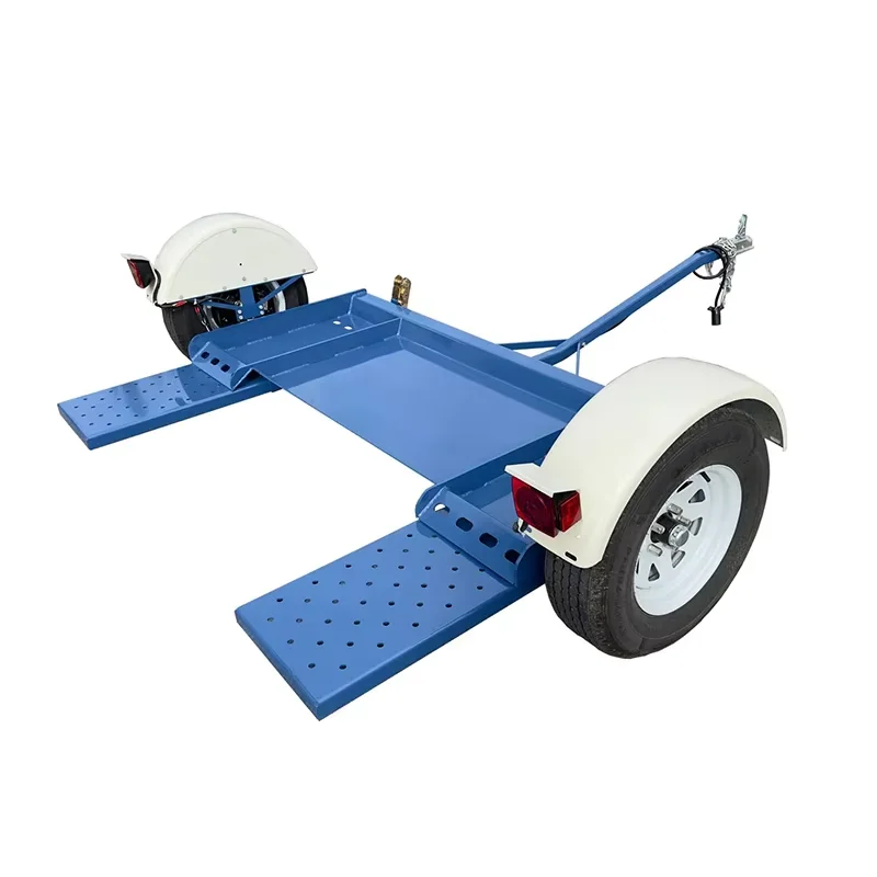 

New Rear Wheel Car Tow Trailer 2T Steel Car Carrier Tow Dolly for Automotive Tools