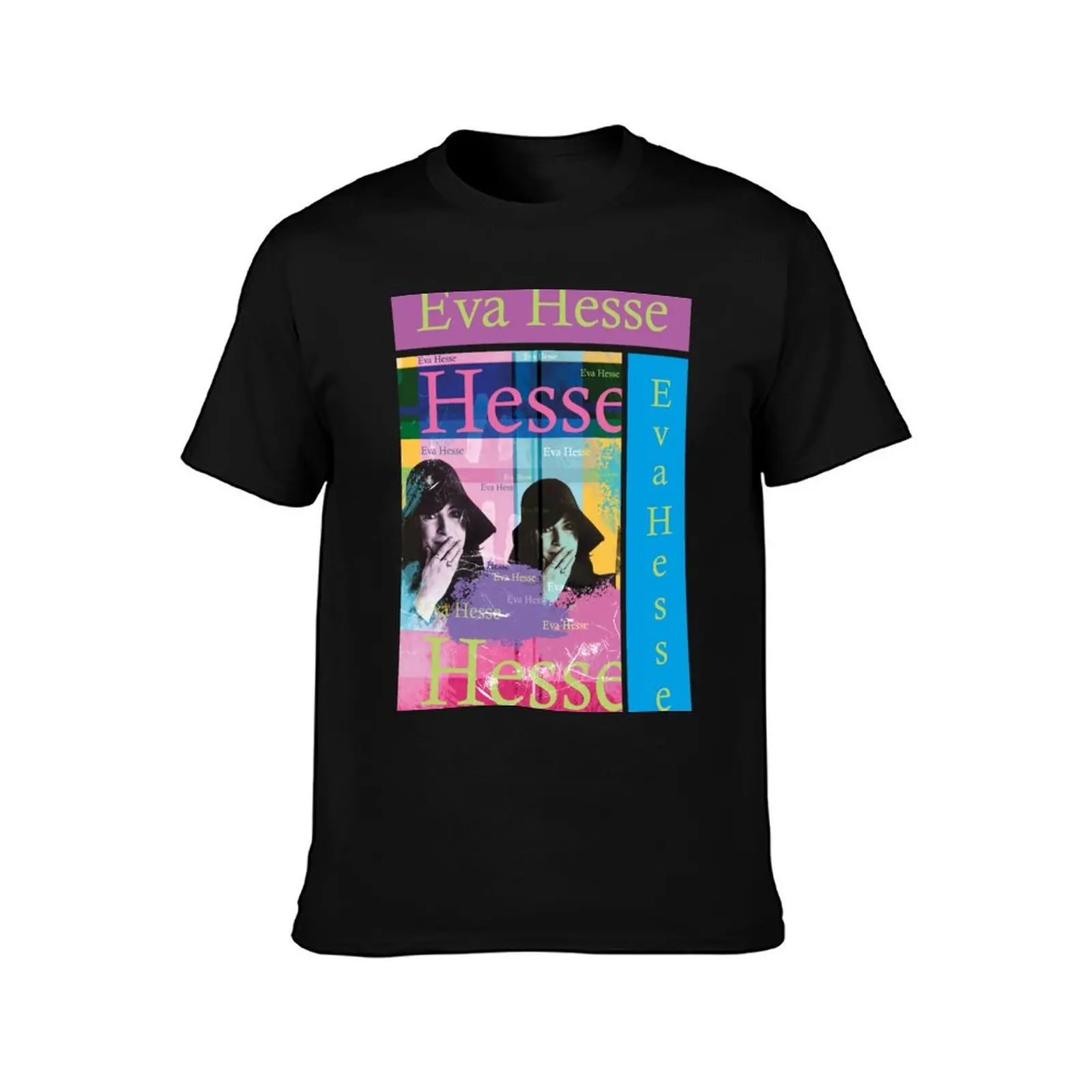 Eva Hesse portrait T-Shirt Breathable Mesh Panel T-Shirt