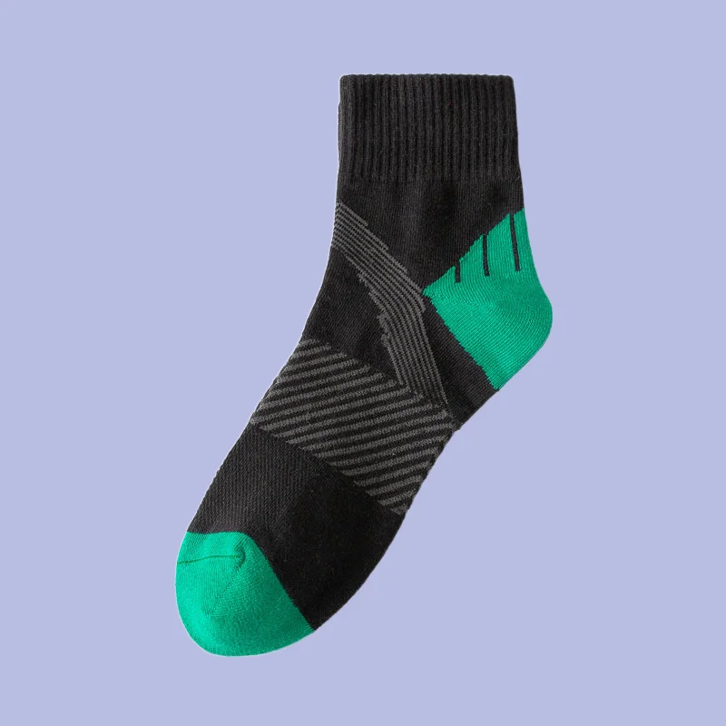 Calcetines deportivos de algodón para hombre, medias cuadradas de tubo medio para baloncesto, venta al por mayor, primavera y verano, 5/10 pares