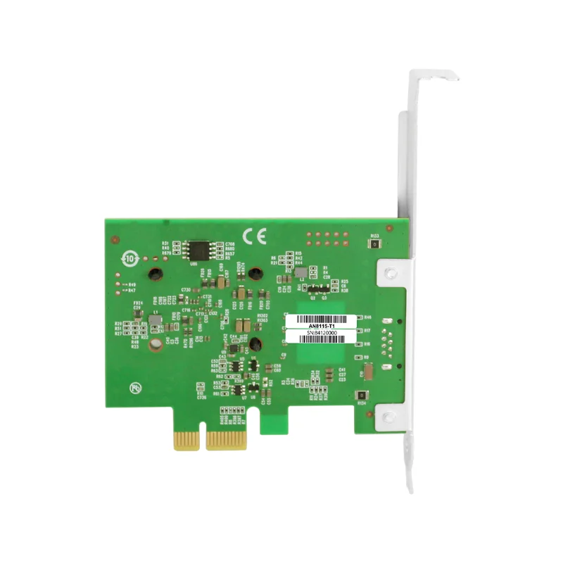 CC8115-T1 AQC115 PCI-E 2.0 x1 منفذ واحد RJ45 2.5Gb/s بطاقة شبكة سطح المكتب انخفاض استهلاك الطاقة