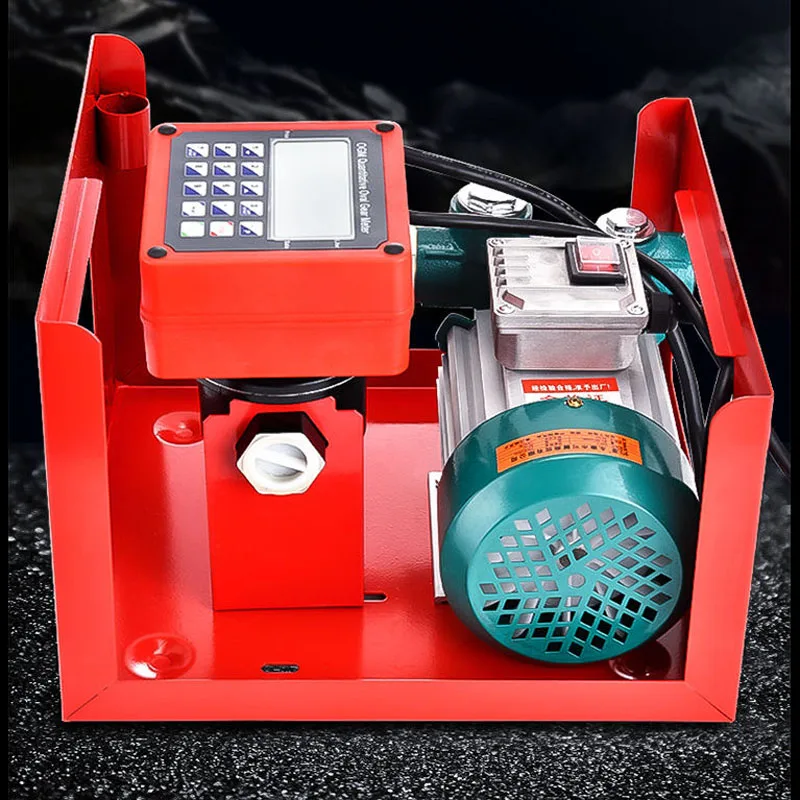 1500W Vehicle-mounted Fuel Dispenser 12V 24V 220V Automatic Electronic Oil Pump Large Flow Diesel Pump for Truck Refueling