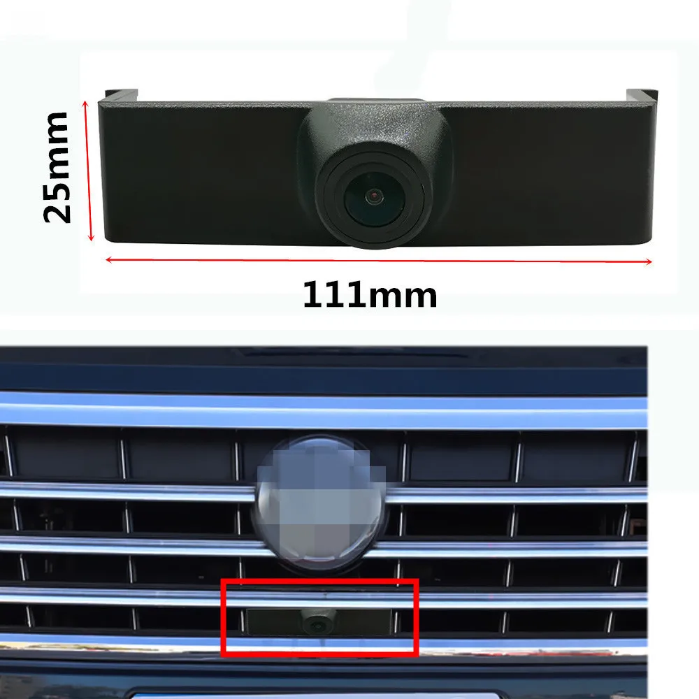 YIFOUM HD Car Front View Parking Night Vision Positive Waterproof Logo Camera For Volkswagen VW Touareg CR 2019 2020 2021 2022