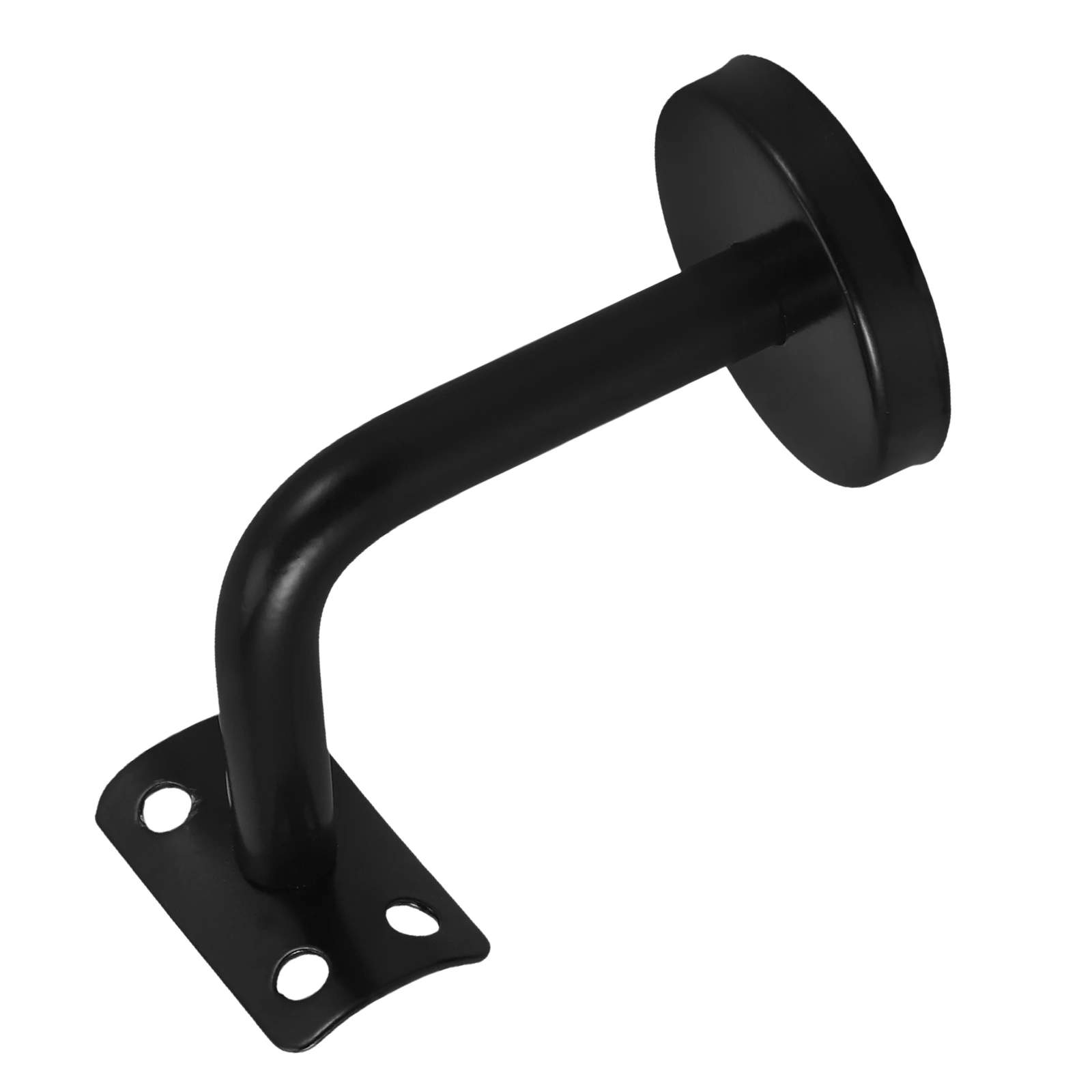 Черный настенный кронштейн для поручней