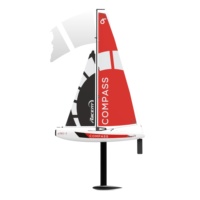Volantex COMPASS RTR High Completeness RC Pool Boat Remote Control ABS Plastic RC Sailboat Hobby