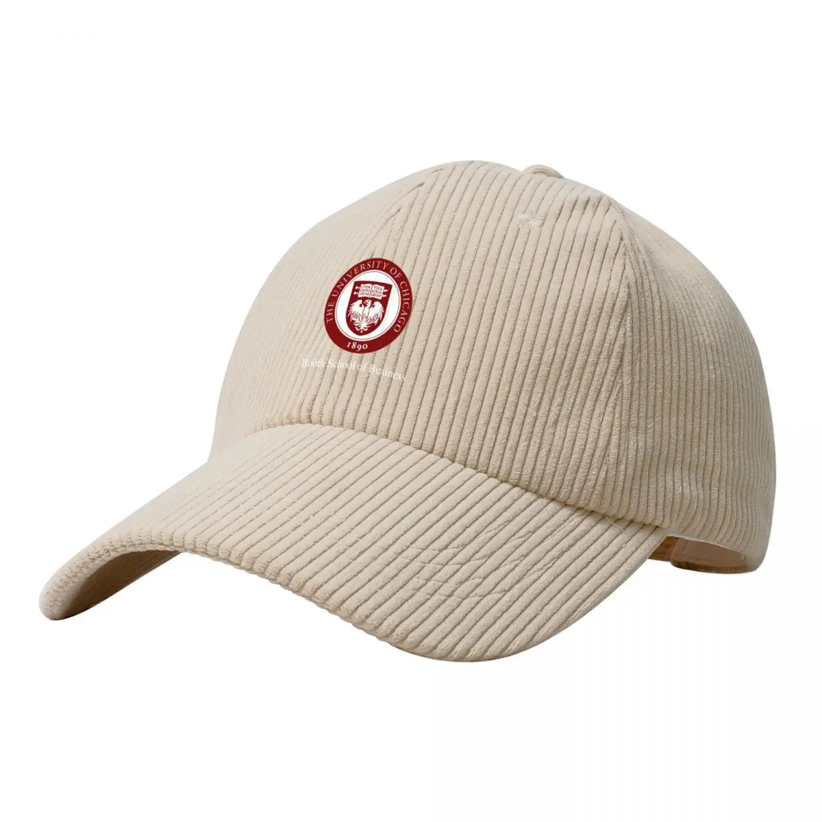 

Chicago Booth, Booth School of Business Chicago University Corduroy Baseball Cap Golf Hat Rugby Sunhat For Girls Men's