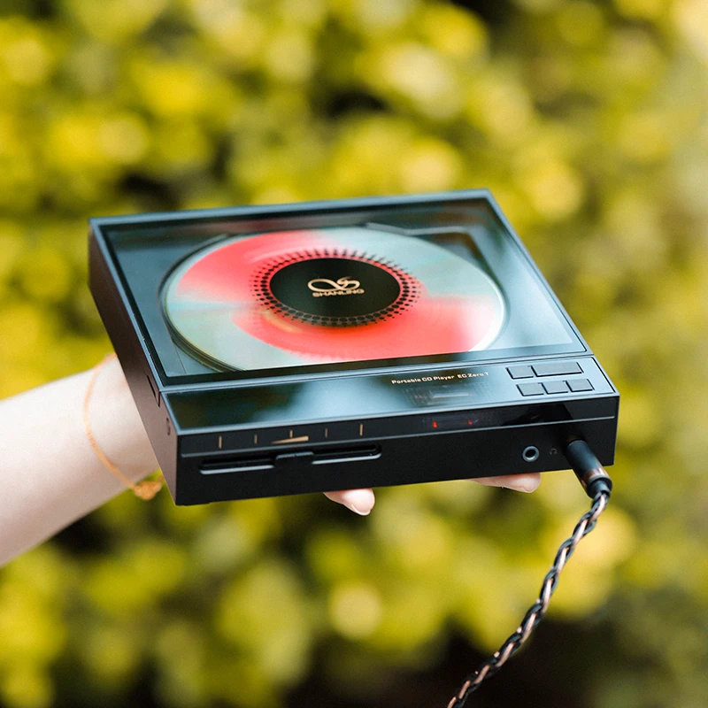 SHANLING EC Zero T R2R ЦАП Ламповый проигрыватель компакт-дисков Портативный HIFI Bluetooth aptX JAN6418 TPA6120 Лампы AMP Hi-Res Audio PCM768 DSD512