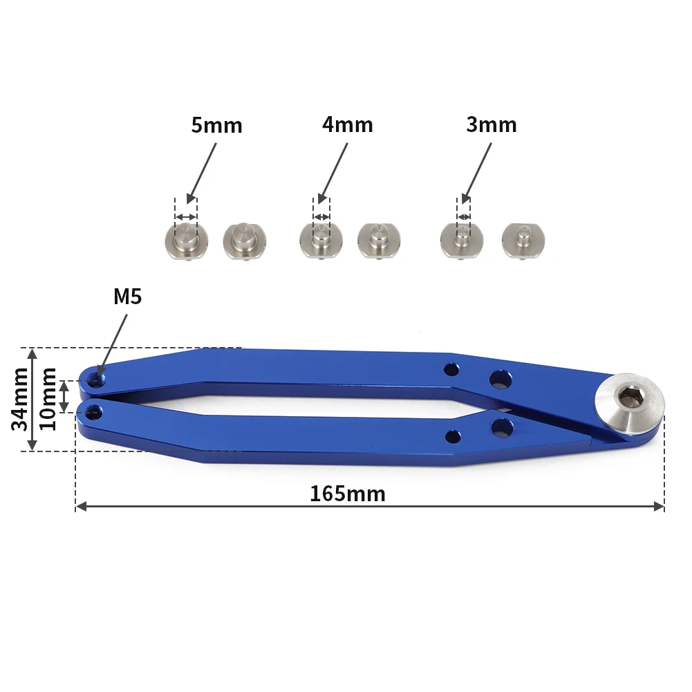 For HUSQVARNA BMW Rear Shock Absorber Oil Filter Cap Remover Wrench CNC 3 Specifications Universal Disassembly Maintenance Tool