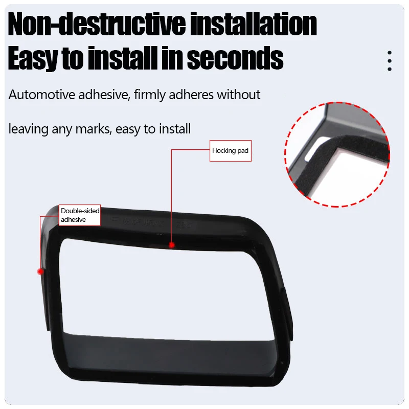 لشيري تيجو 9 Jaecoo J8 2025 اكسسوارات السيارات HUD الغطاء الواقي رئيس متابعة عرض إطار غطاء غبار تعديل الملحقات #6