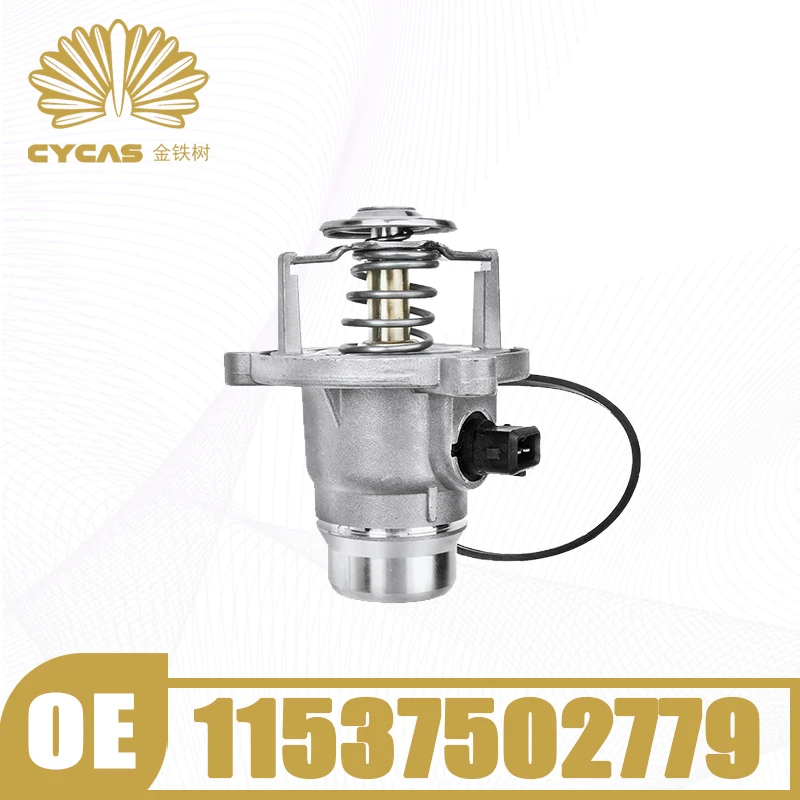 

CYCAS Engine Coolant Thermostat 11537502779 For BMW 5 6 7 Series E60 F10 F07 E61 F11 E63 E64 F87 E65 E66 E53 E70 E71 X5 X6 M3 M4