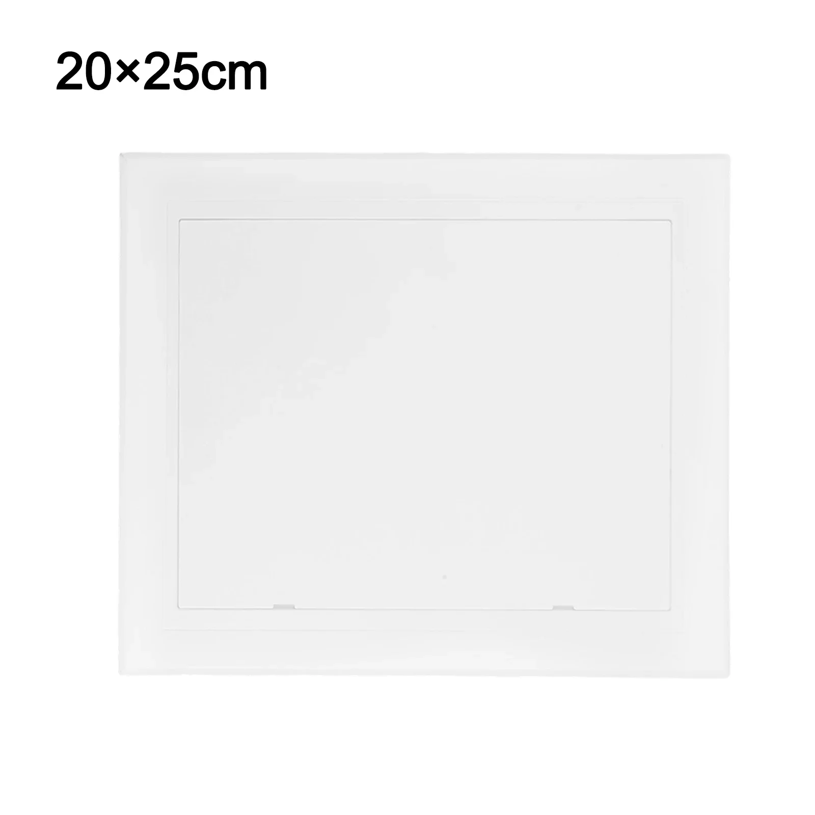 PVC sewer pipe inspection door cover plate with ventilation grille and detachable lid for convenient access and airflow