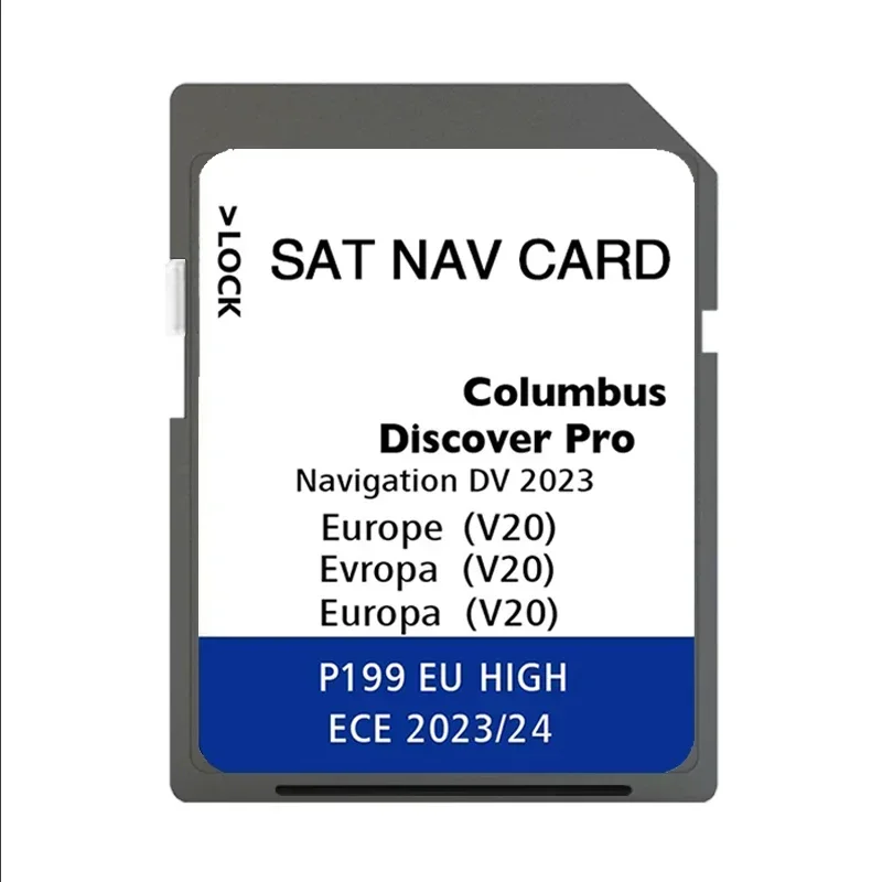 64GB DV V23 PRO Use for Volkswagen Tiguan AD1 from 2016 Map Cover Europe France Netherlands Navigation SD Card