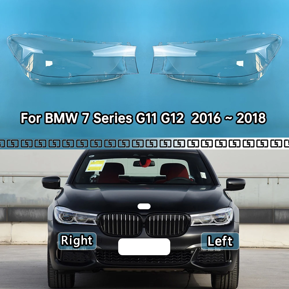 

For BMW 7 Series G11 G12 730 740 760 2016 2017 2018 Car Front Headlight Lens Cover Auto Case Headlamp Glass Lampshade