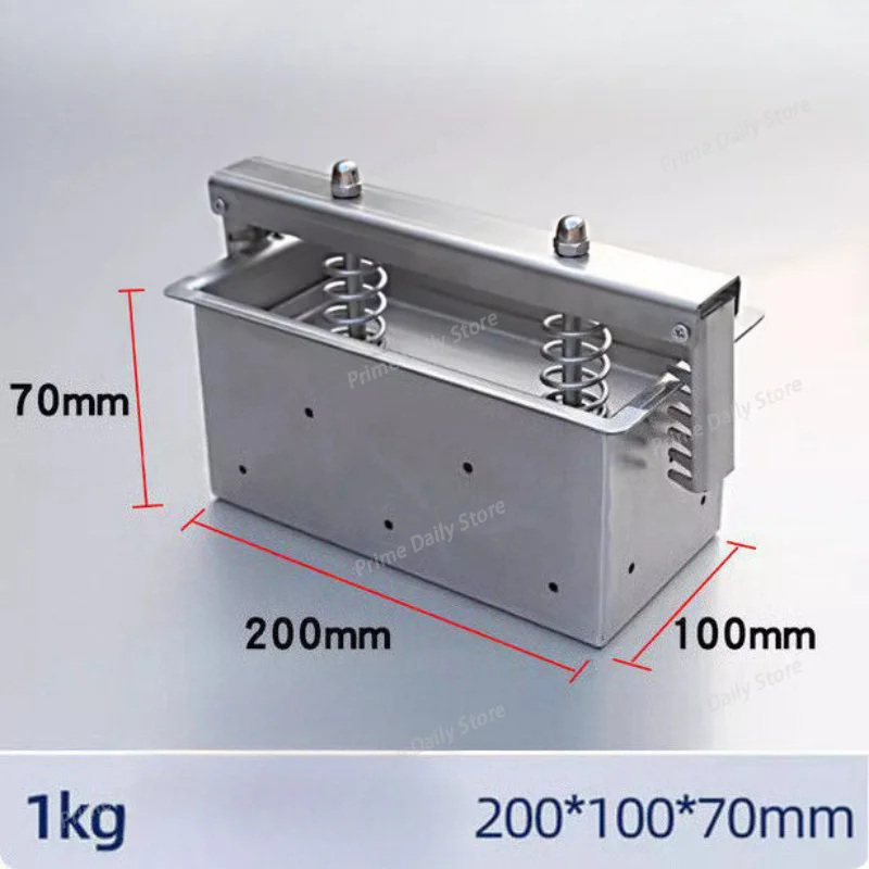 Commercial Stainless Steel Meat Press Mold, Multifunctional Forming Tool for Meat Roll, Tofu Pressing, Shaping Container