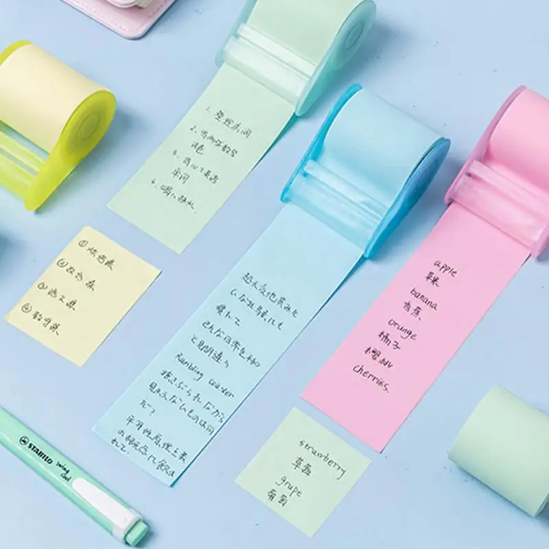 Minimalist Portable Tearable Sticky Notes Student Multi-functional Pull-out N Times Stickers DIY Notebook Decorative Stickers