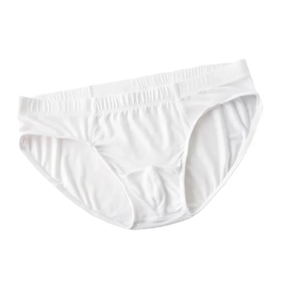 

1pc Men Solid Color Soft Breathable U Shape Pouch Underwear Cotton Comfortable Underpants M-2XL Large Size Panties Briefs