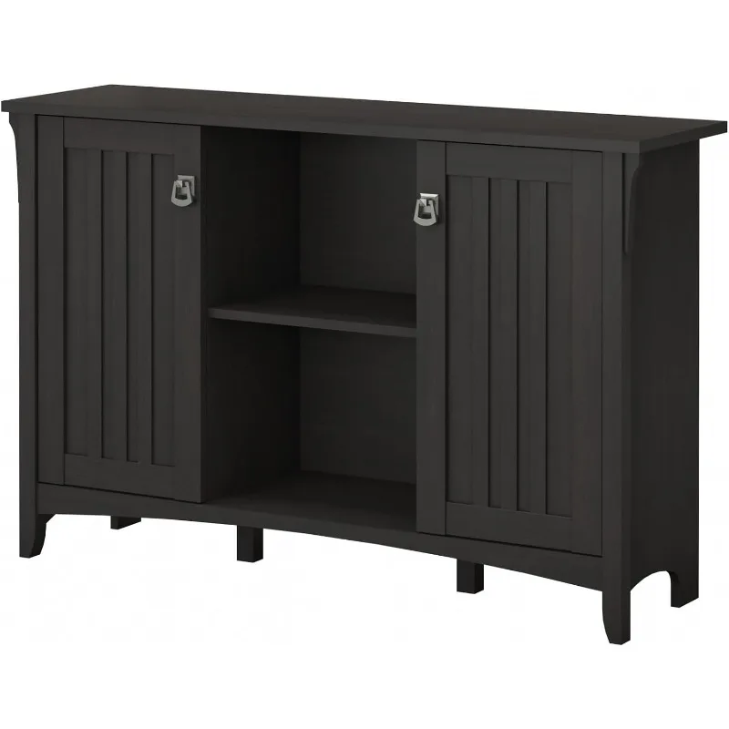 

Bush Furniture Salinas Accent Storage Cabinet with Doors in Vintage Black