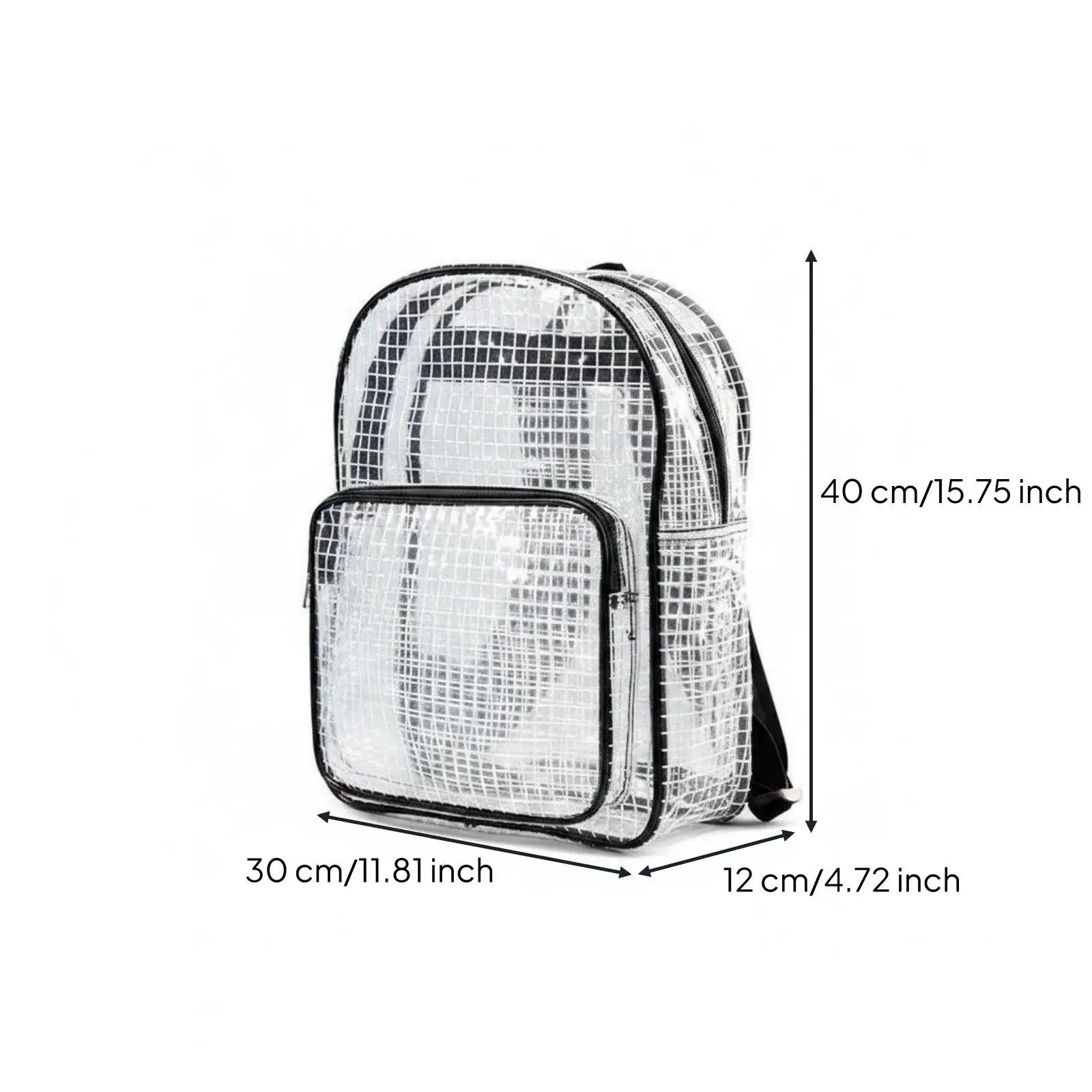 Anti Static Carrying Case PVC Jelly Style Transparent Shoulder Bag Cleanroom Clear Satchel Crossbody for Quick Item Checks