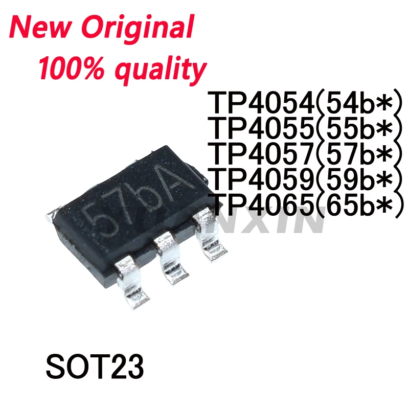 20/PCS New Original TP4054 TP4055 TP4057 TP4059 TP4065 SOT23 Battery power management chip In Stock