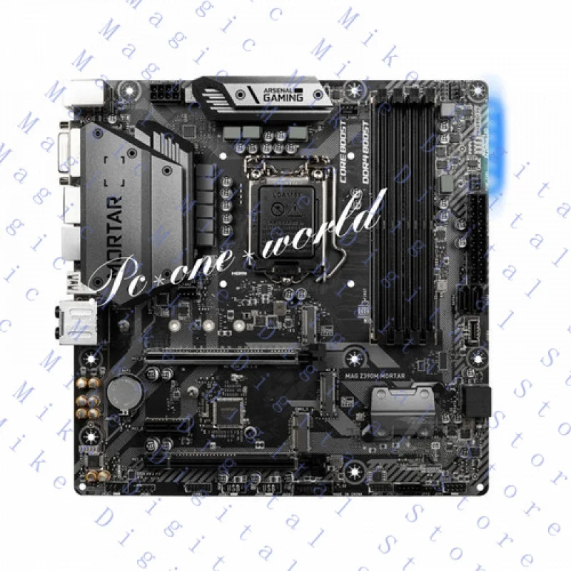 H  FOR MSI MAG Z390M MORTAR LGA 1151 Intel Z390 DDR4 DIMM USB3.1 Micro ATX Motherboard