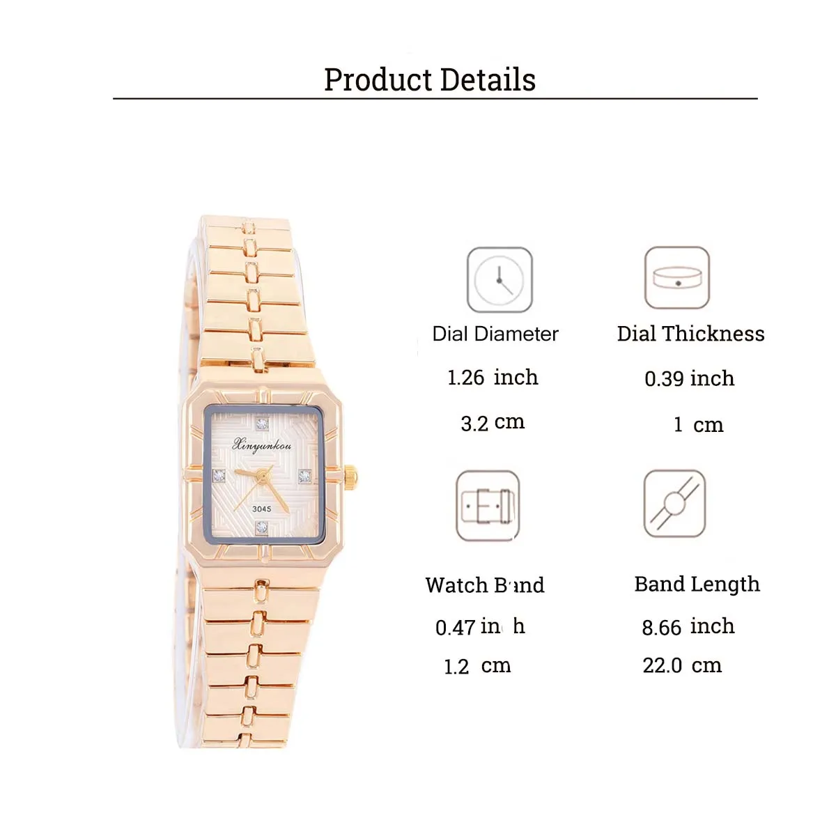 ファッショナブルで軽い高級感のある多用途合金ラインストーンクォーツ時計、女性向け、日常着やクリスマスギフトに最適です。