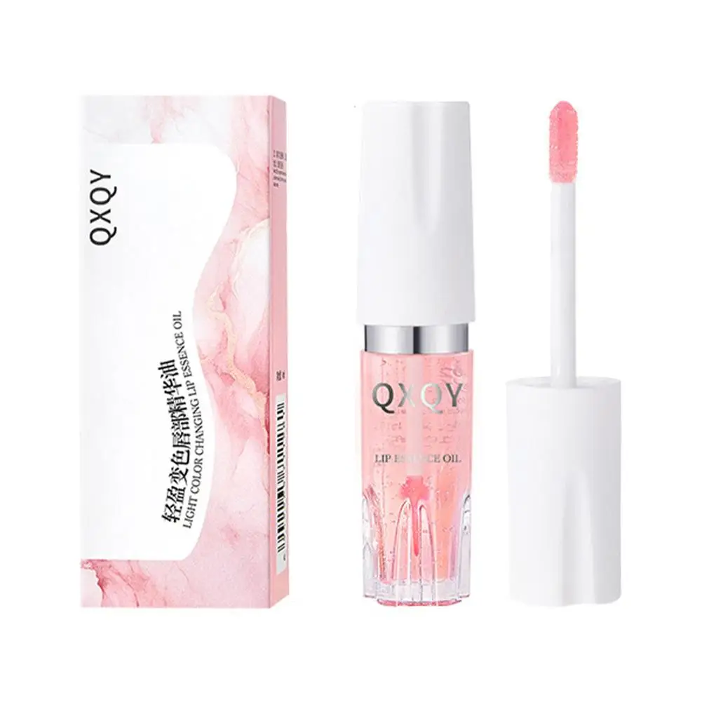 4ml Moisturizing Color Changing Lip Balm Warm Change Easy Lip Moisturizing Color Oil Pearl Long-lasting Shiny Gloss Lip J6g9