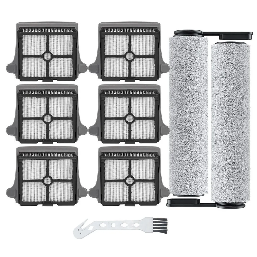 Filtros HEPA, cepillos rodantes principales para Tineco Floor One S7/S7 Pro, accesorios inalámbricos para aspiradoras en seco y húmedo