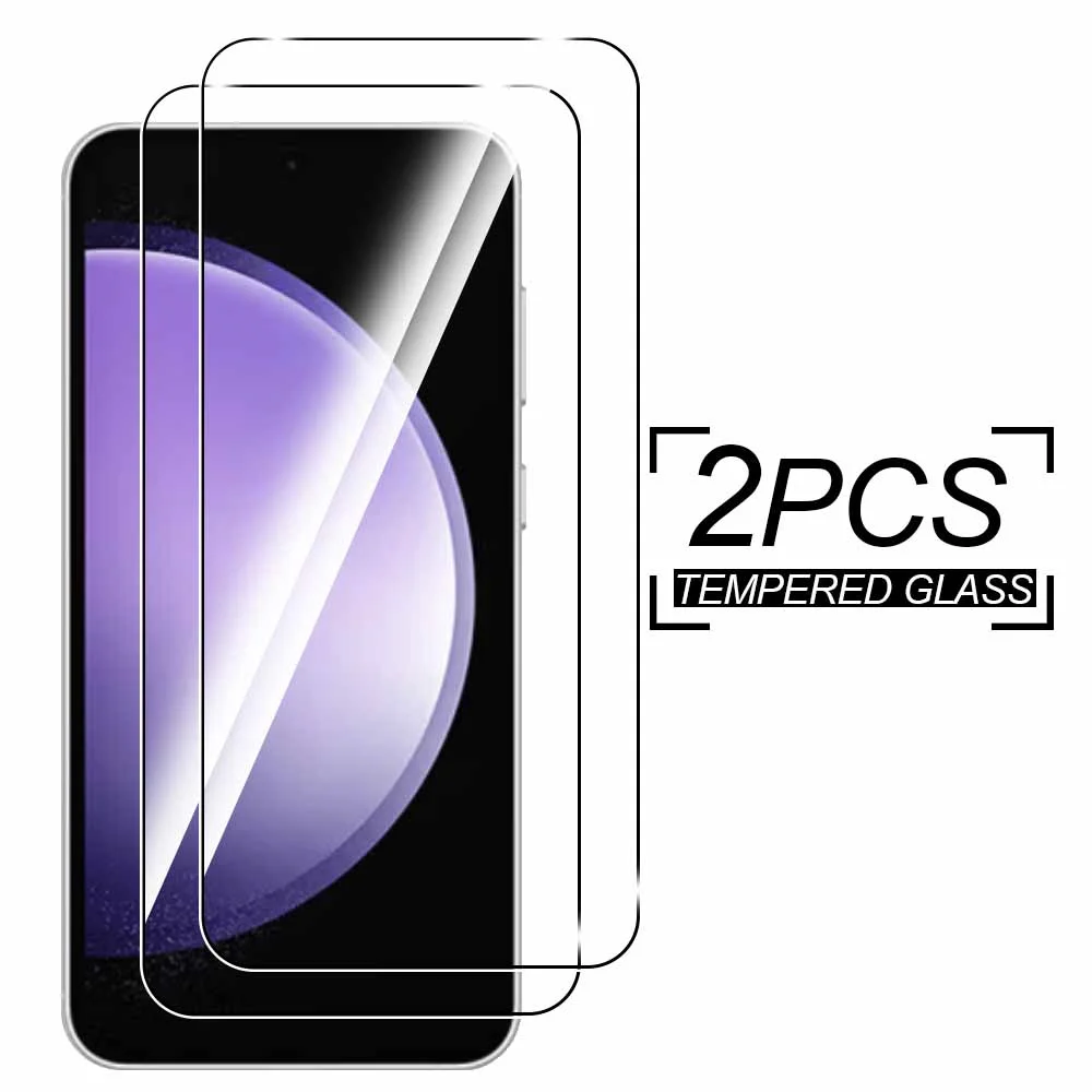 2 Stück für Samsung Galaxy S23 Fe Displays chutz folie gehärtetes Glas für Samsung S23 Fe s 23fe S23FE 5G 9H Härte Schutz glas