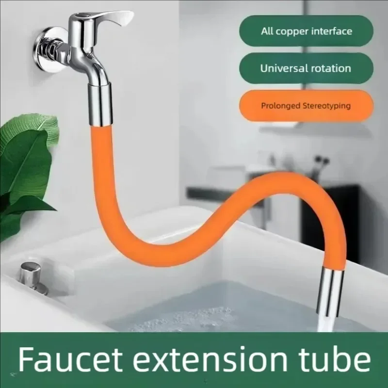 1 tubo de extensión de grifo de agua, tubo de agua extendido Universal, tubo de extensión antisalpicaduras