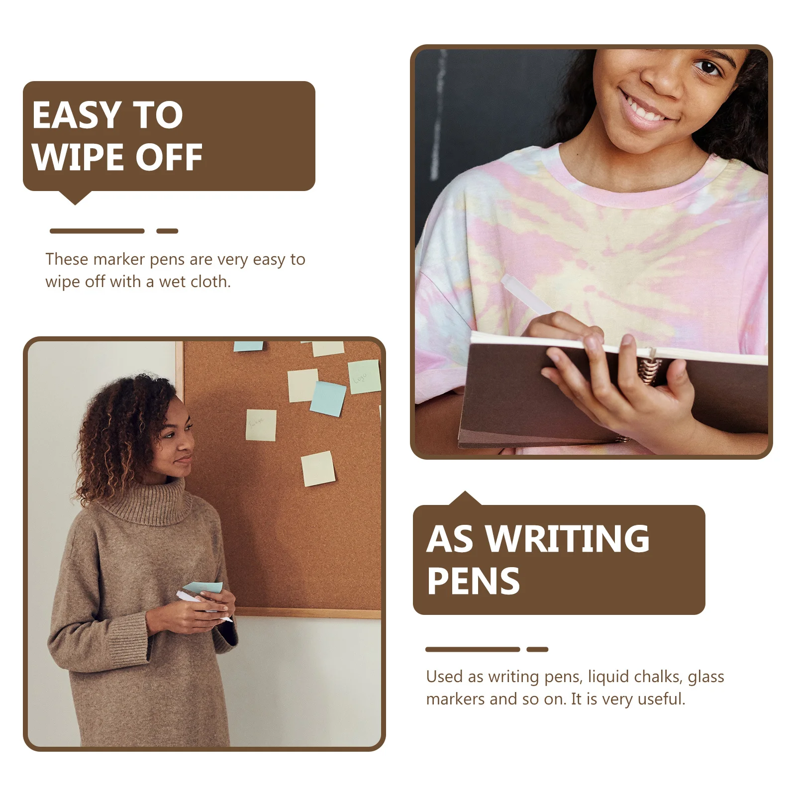 15 قطعة قلم السبورة الأبيض الطباشير ماركر السائل قابل للمسح أقلام خطاط (ماركر) للزجاج نافذة اللوازم المكتبية قلم رسم