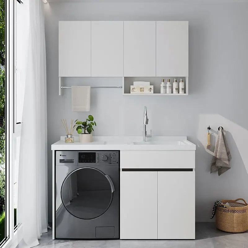 

Современные шкафы для ванной комнаты в скандинавском стиле, раковина для стирки, минималистичные шкафы для хранения вещей, шкафы для ванной комнаты, вилла, роскошная мебель для дома Gabinetti Lsxyg