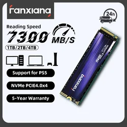 Fanxiang S880 M.2 SSD 1TB 2TB 4TB 7300MB/s PCIe4.0x4 M.2 NVMe SSD Drive 2280 Size Internal Solid State Drive For PS5 Laptop PC