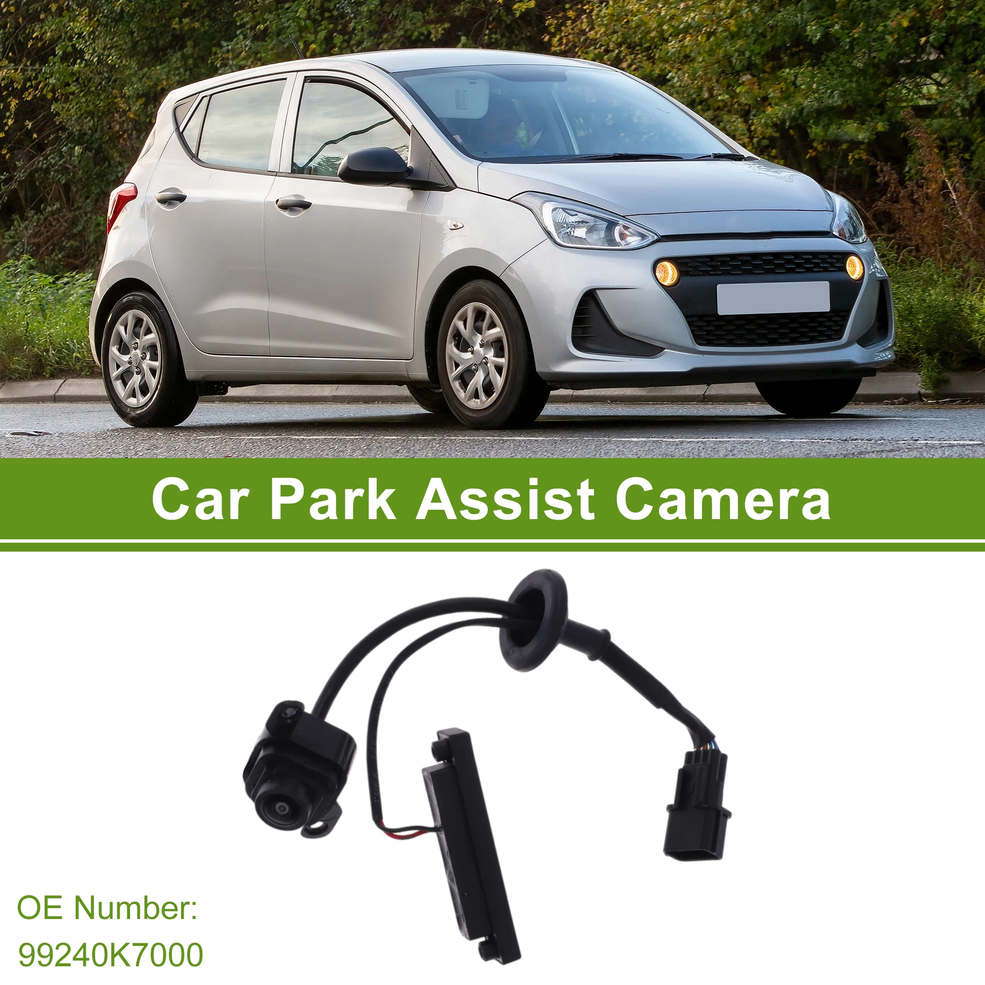 UXCELL Car Park Assist Camera Rear View Backup Reverse Camera for Hyundai I10 2020-2022 No.99240K7000 1Pc