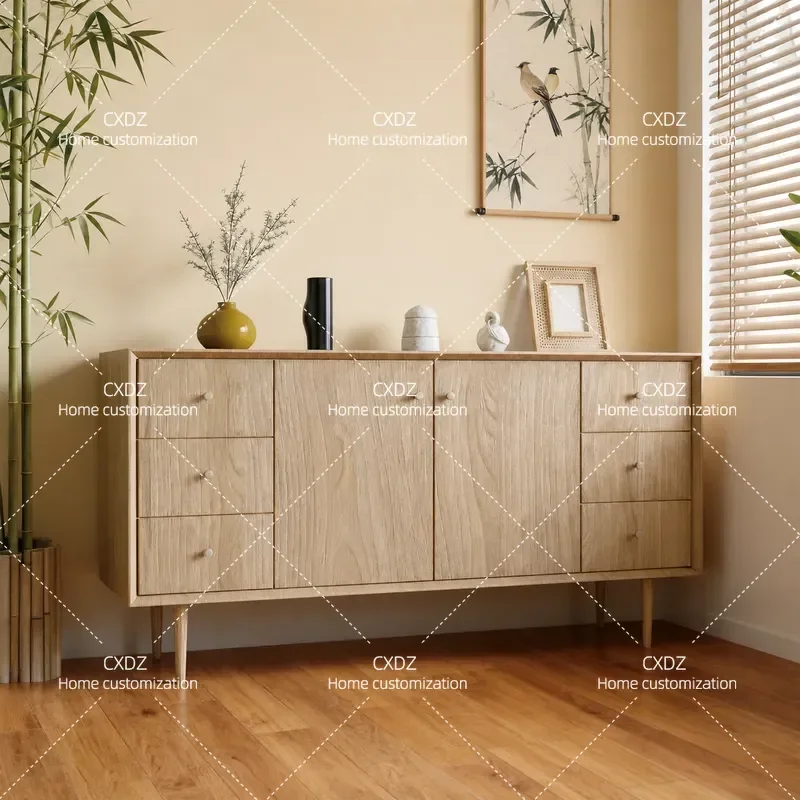 New Chinese Style Home Improvement Dining Side Chest Cabinet Modern Simple Living Room Side Cabinet Storage