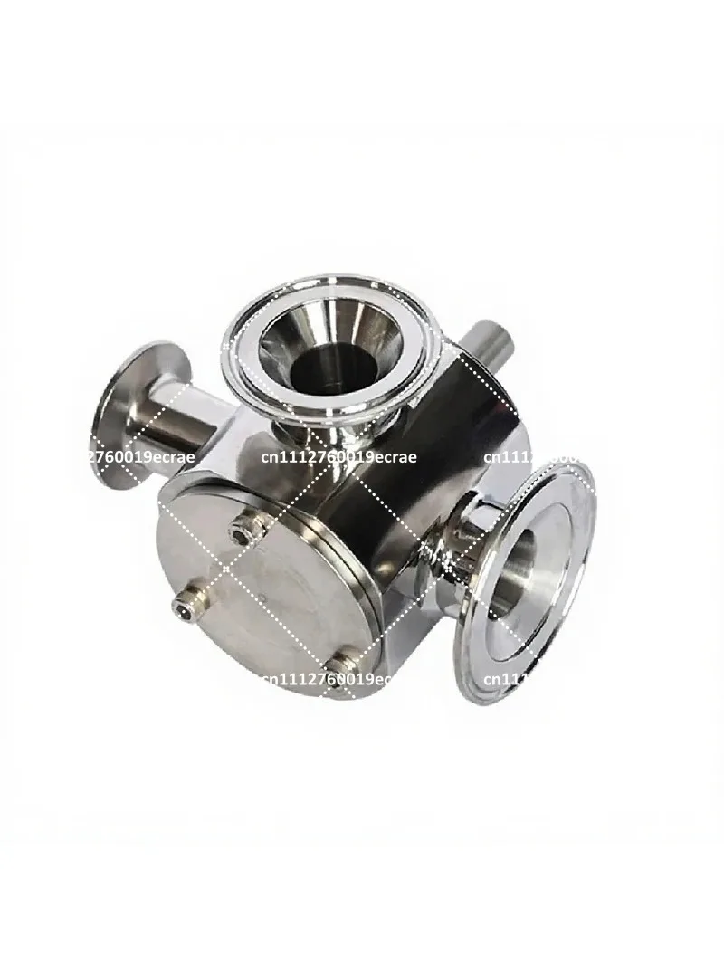 Pneumatic Filling Machine Accessories 304 316 Paste Liquid Dual-Purpose Sauce Granule Three-Way Rotary Valve
