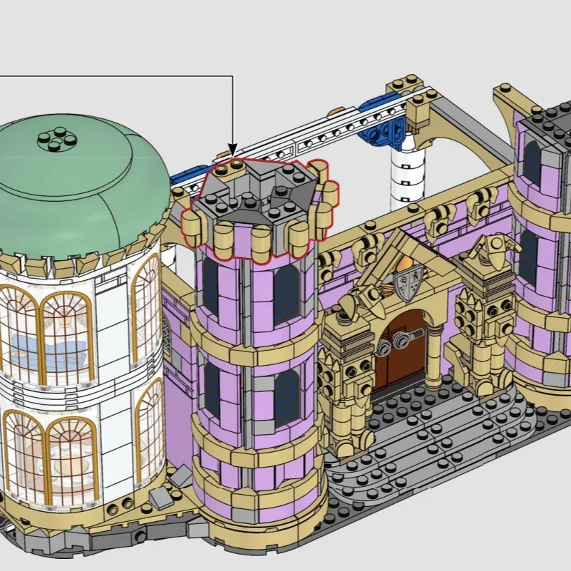 2026 Princess Castle Romantic Toy Modular Model for Adults Building Blocks Birthday Gift Decorative Toy 2916Pcs